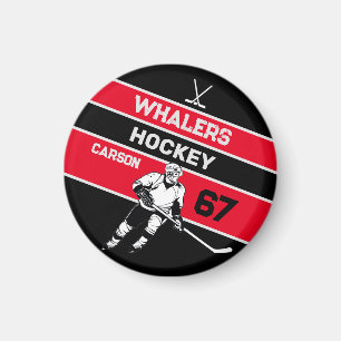 Magnet de hockey personnalisé