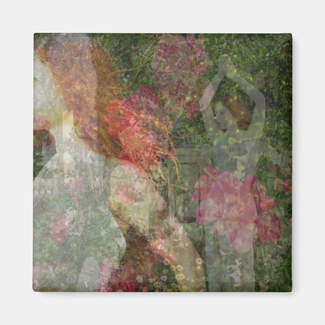 Magnet de jardin de la déesse enchantée (Devant)