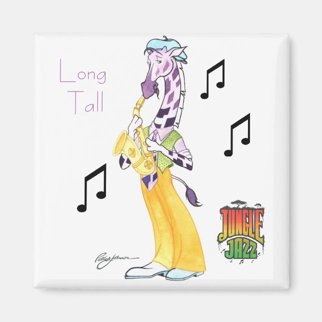 Magnet de jazz Jungle (Devant)