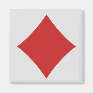 Magnet de joueur de carte - diamant