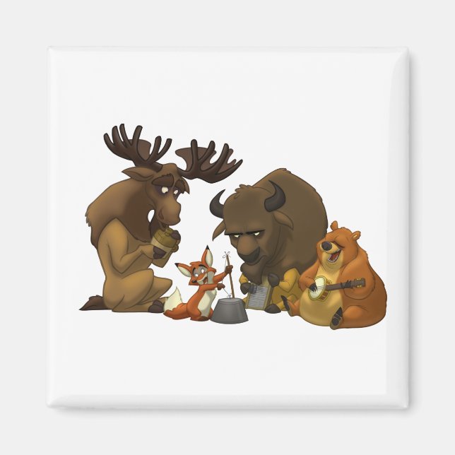 Magnet de la bande de Jug nord-américaine (Devant)