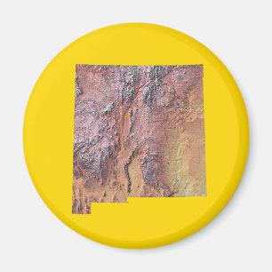Magnet de la carte du Nouveau-Mexique