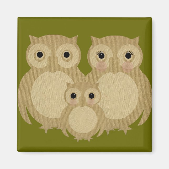 Magnet de la famille Ollie (Devant)