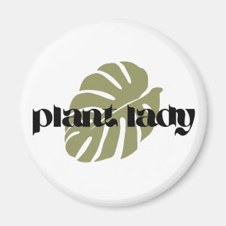 Magnet de la femme plante Monstera Leaf