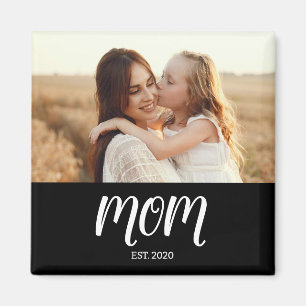 Magnet de la fête des mères avec photo 'Mom Establ