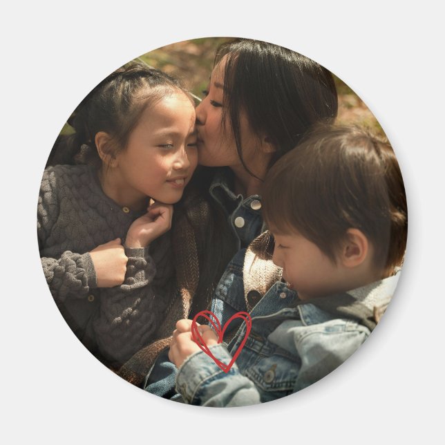 Magnet de la fête des mères personnalisé (Devant)