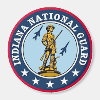 Magnet de la Garde nationale de l'Indiana