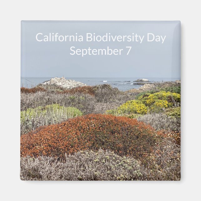 Magnet de la journée de la biodiversité en Califor (Devant)