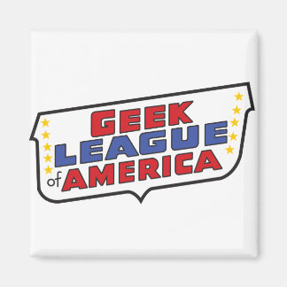 Magnet de la Ligue geek d'Amérique