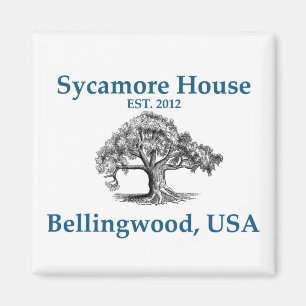 Magnet de la maison Sycamore