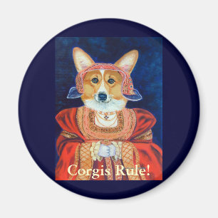 Magnet de la Reine de corgi de Gallois de Pembroke