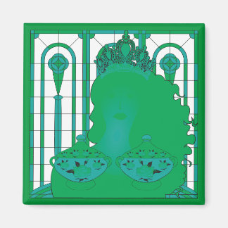 Magnet de la reine verte