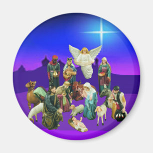 Magnet de la scène nationale de Noël