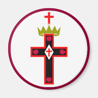 Magnet de la société maçonnique rosicrucienne