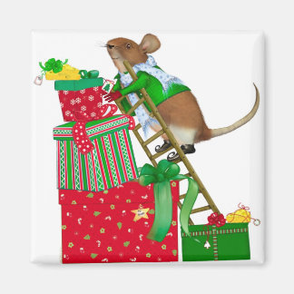 Magnet de la souris de Noël