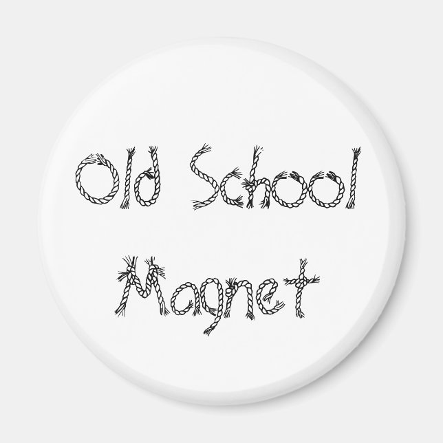 Magnet de la vieille école (Devant)