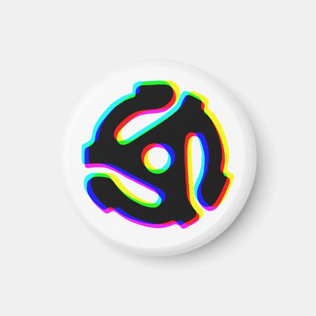 Magnet de l'adaptateur d'enregistrement 45 tr/min (Devant)