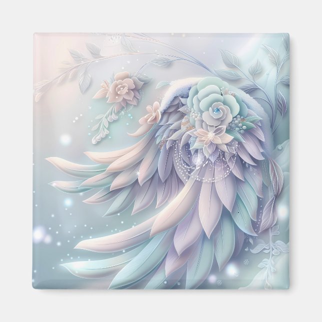 Magnet de l'Ange de Noël Dreamy (Devant)