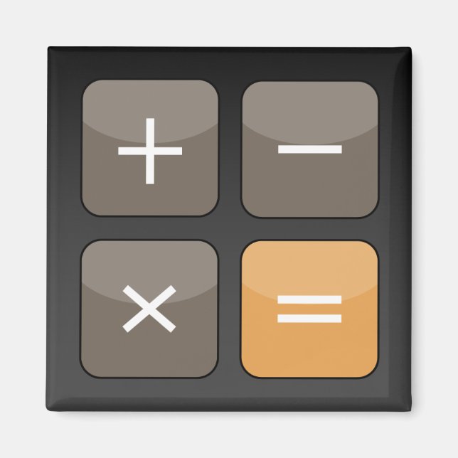 Magnet de l'application iPhone - Calculatrice (Devant)