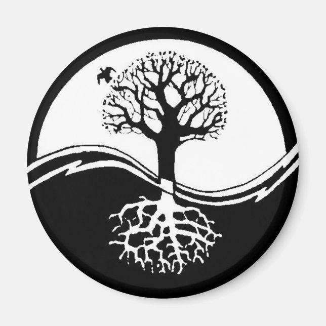 Magnet de l'arbre Yin (Devant)
