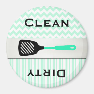 Magnet de lave-vaisselle Motif élégant à la menthe