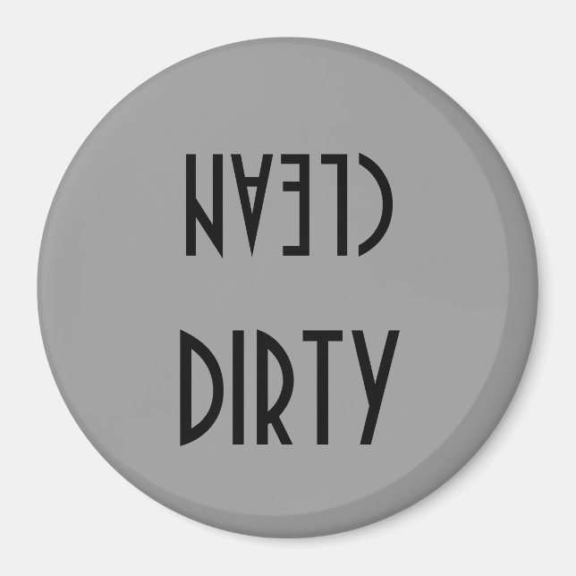 MAGNET DE LAVE-VAISSELLE PROPRE (Devant)