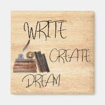 Magnet de l'écrivain