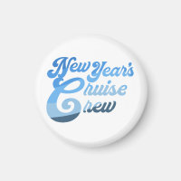 Magnet de l'équipage de croisière du Nouvel An