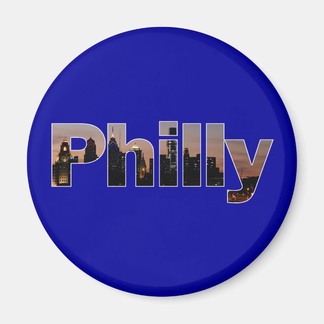 Magnet de lettres Philly (Devant)