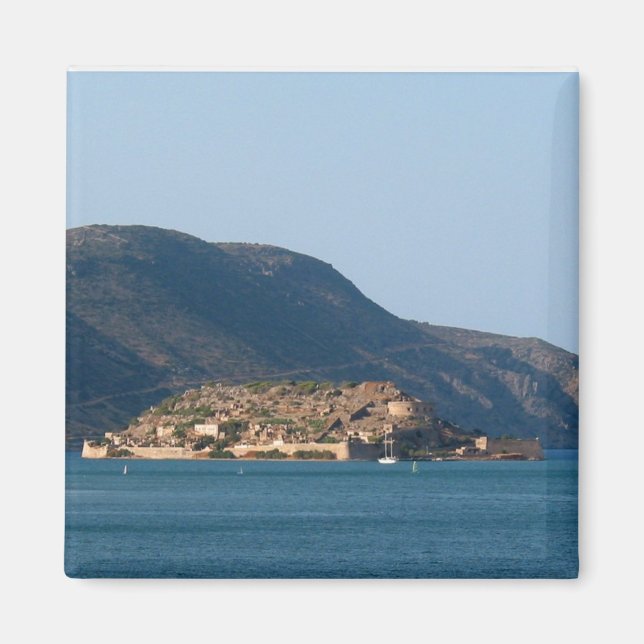 Magnet de l'île de Spinalonga (Devant)