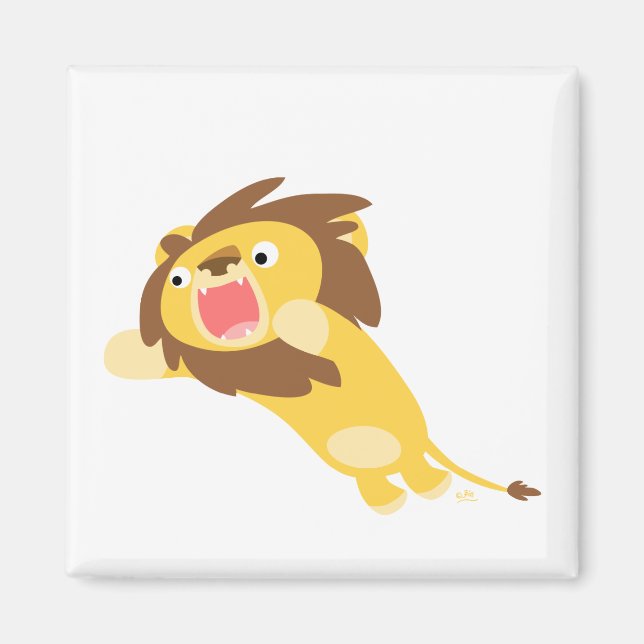 Magnet de Lion très affamé (Devant)