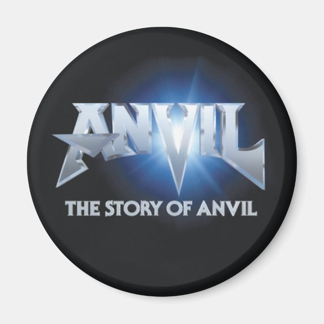 MAGNET DE LOGO DU FILM ANVIL NOIR (Devant)