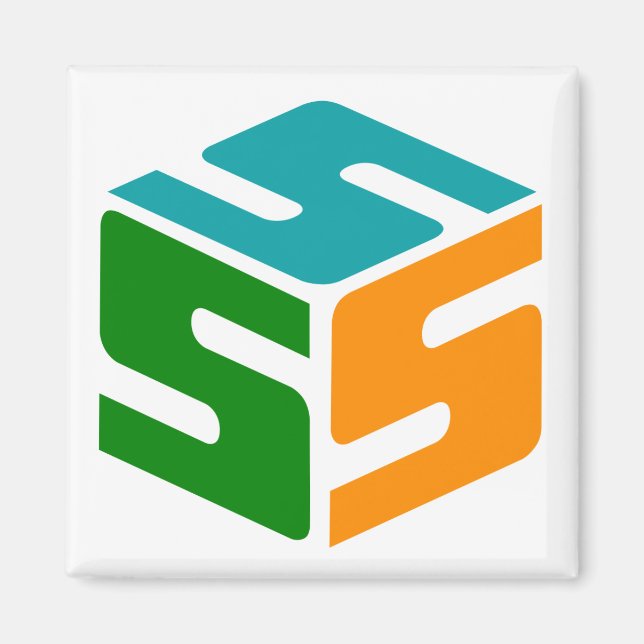 Magnet de logo en scubed (Devant)