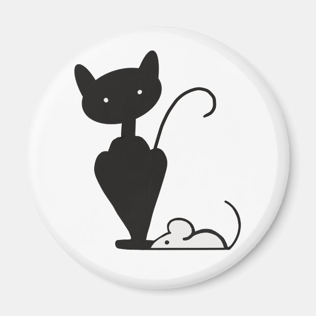 Magnet de logo QatNMouse (Devant)