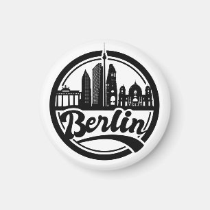 Magnet de logo Vintage de Berlin City