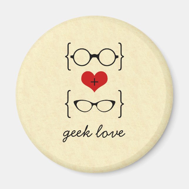 Magnet de lunettes Geeky (Devant)