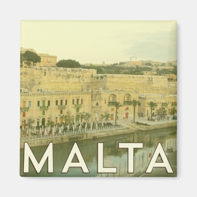 Magnet de Malte vintage (Devant)