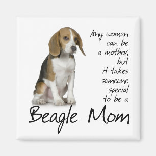 Magnet de maman beagle