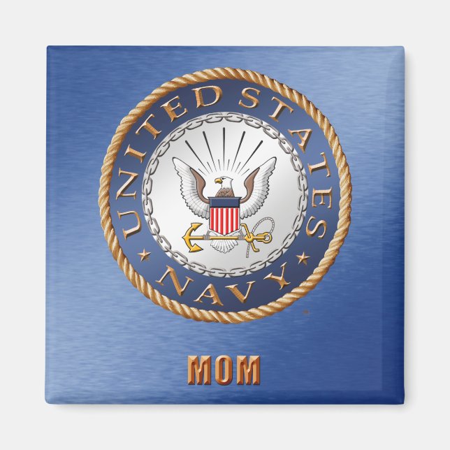Magnet de maman de la marine américaine (Devant)