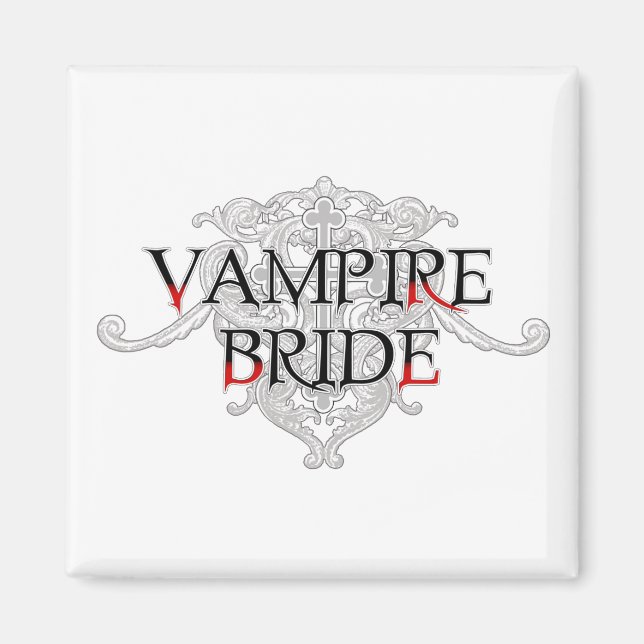 Magnet de mariée de vampire (Devant)