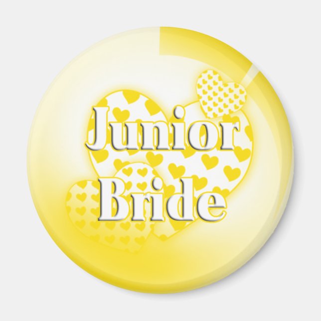 Magnet de mariée junior (Devant)