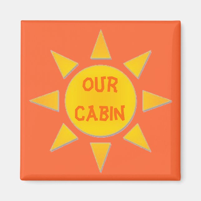 Magnet de marqueur de porte Sunny Stateroom (Devant)