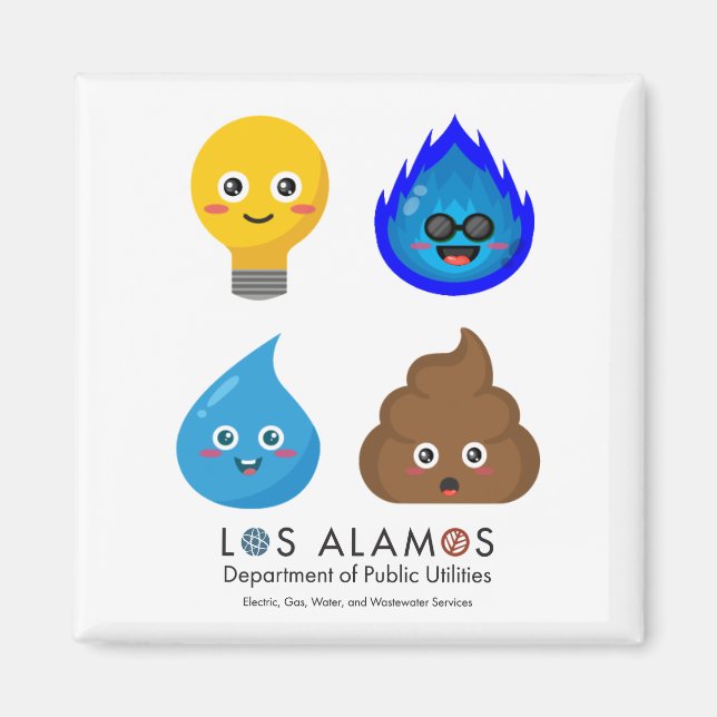 Magnet de mascotte utilitaire (Devant)