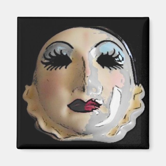Magnet de masque théâtral (Devant)
