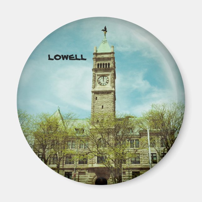 MAGNET DE MASSACHUSETTS LOWELL (Devant)