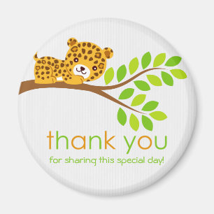 Magnet de Merci de petit léopard