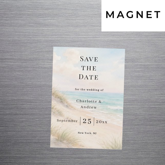 Magnet de mise à jour de mariage moderne sur la cô (Créateur téléchargé)
