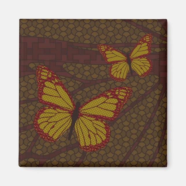 Magnet de monarque chinois (Devant)