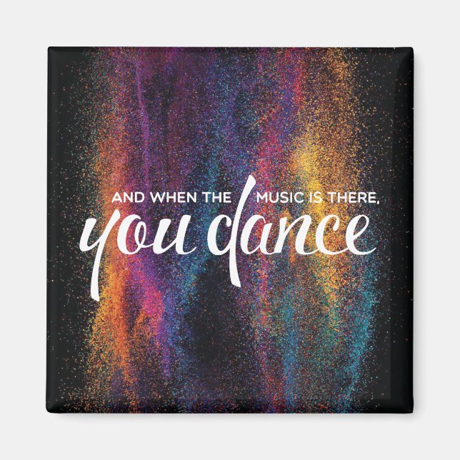 Magnet de musique et de danse (Devant)