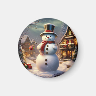 Magnet de neige de Noël
